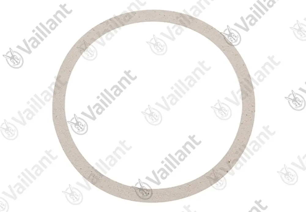Dichtung in runder Form, aus einem neutralen Material. Produkt von Vaillant, geeignet für Anwendungen im Heizungsbereich.